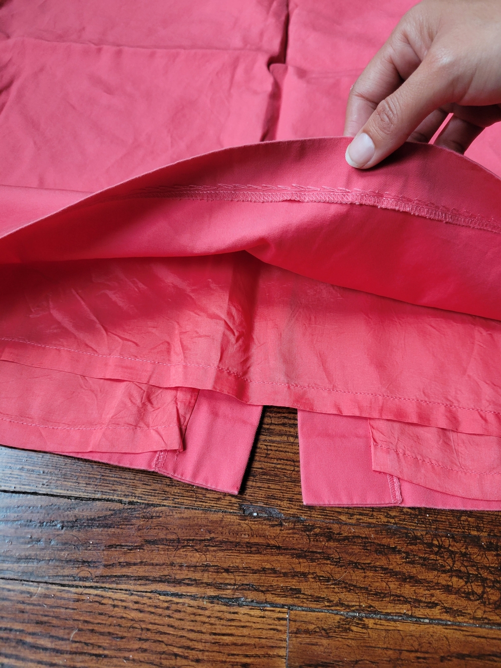 J Crew Women's Knee Length A Line Skirt Salmon Sz 12 Casual Bussiness Church - Picture 7 of 17